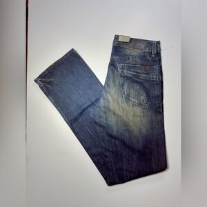 Fox Men's Dark Blue Straight Jeans 🦊